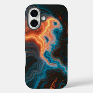 Neon Vortex Abstract  iPhone 16 Hoesje