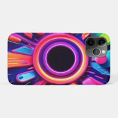 Neon Vortex Abstracte Ruimte Kunst Case-Mate iPhone Case (Achterkant (horizontaal))