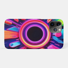 Neon Vortex Abstracte Ruimte Kunst Case-Mate iPhone Case