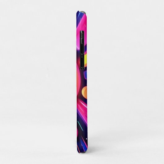 Neon Vortex Abstracte Ruimte Kunst Case-Mate iPhone Case (Achterkant/links)
