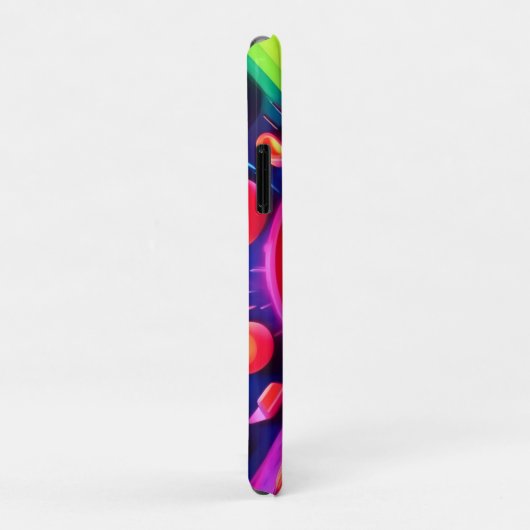 Neon Vortex Abstracte Ruimte Kunst Case-Mate iPhone Case (Achterkant/rechts)
