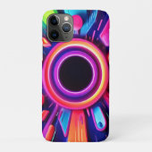 Neon Vortex Abstracte Ruimte Kunst Case-Mate iPhone Case (Achterkant)