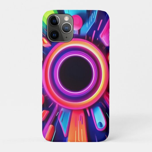 Neon Vortex Abstracte Ruimte Kunst Case-Mate iPhone Case (Achterkant)