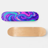 Neon Vortex: Editie 1 Persoonlijk Skateboard (Horizontaal)