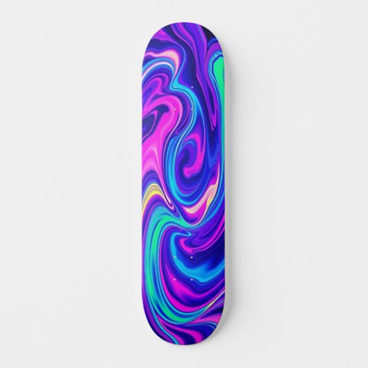 Neon Vortex: Editie 1 Persoonlijk Skateboard (Voorkant)