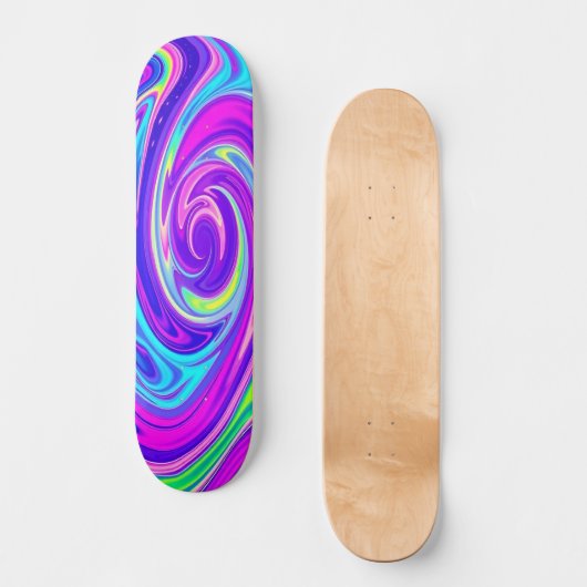 Neon Vortex: Editie 2 Persoonlijk Skateboard (Voorkant)