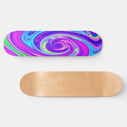Neon Vortex: Editie 2 Persoonlijk Skateboard (Horizontaal)