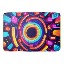 Neon Vortex Odyssey Badmat
