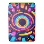 Neon Vortex Odyssey Badmat (Voorkant Verticaal)