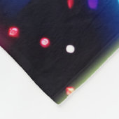 Neon Vortex Odyssey Fleece Deken (Hoek)