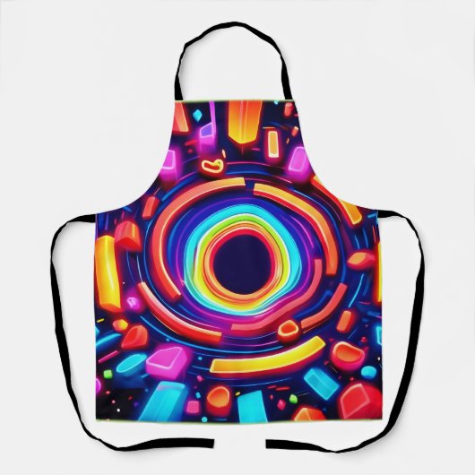 Neon Vortex Odyssey Schort (Voorkant)