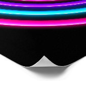 Neon Vortex Ringen Poster (Hoek)