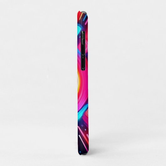 Neon Vortex van Lichtkunst Case-Mate iPhone Case (Achterkant/links)