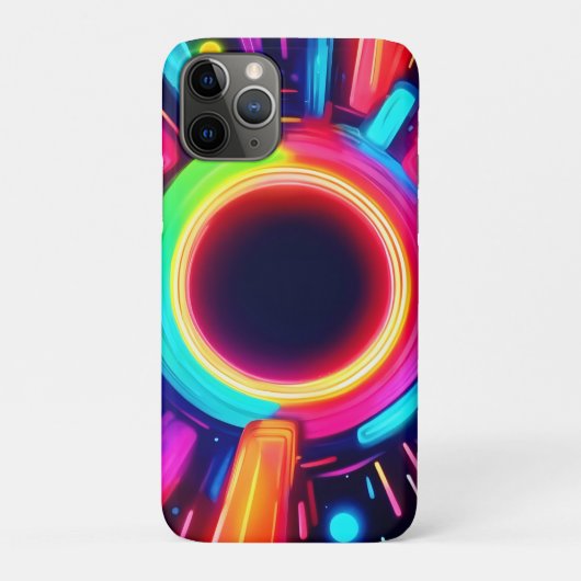 Neon Vortex van Lichtkunst Case-Mate iPhone Case (Achterkant)