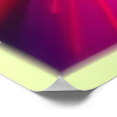 Neon Vortex van Lichtkunst Poster (Hoek)