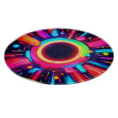 Neon Vortex van Lichtkunst Snijplank (Hoek)