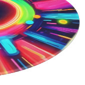 Neon Vortex van Lichtkunst Snijplank (Hoek)
