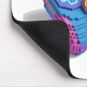 Neon Voxel Gaming Controller Muismat (Hoek)