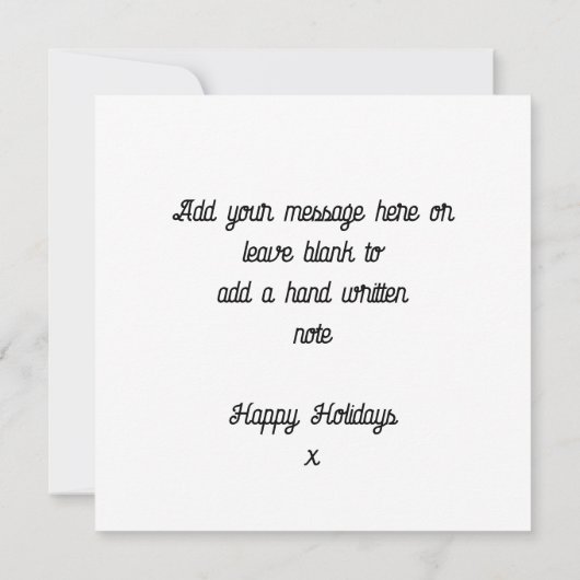 Neon Vrolijk Kerstfeest Kaart (Achterkant)