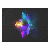 Neon vuurvlieg op zwart tafelkleed (Voorkant (Horizontaal))