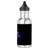 Neon vuurvlieg op zwart waterfles  (Rechts)
