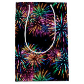 Neon Vuurwerk Medium Cadeauzakje (Voorkant)