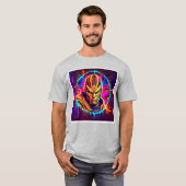 Neon Warrior Power Art T-shirt (Voorkant volledig)