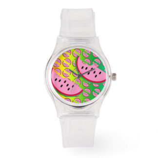 Neon Watermelon Horloge