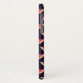 Neon Watermelon op Paars Patroon Case-Mate iPhone Case (Achterkant/links)