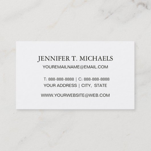 Neon Watermelon op Stripes Pattern Visitekaartje (Achterkant)