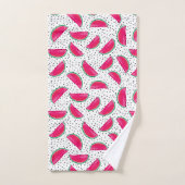 Neon Watermelon over het zaadpatroon Bad Handdoek (Handdoek)