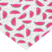 Neon Watermelon over het zaadpatroon Tafelkleed (Gekanteld)