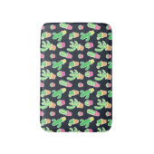 Neon Waterverf Cacti in Pots Pattern Badmat (Voorkant Verticaal)