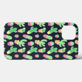 Neon Waterverf Cacti in Pots Pattern Case-Mate iPhone Case (Achterkant (horizontaal))