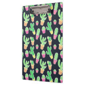 Neon Waterverf Cacti in Pots Pattern Klembord (Links)