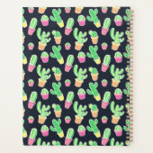 Neon Waterverf Cacti in Pots Pattern Planner (Achterkant)