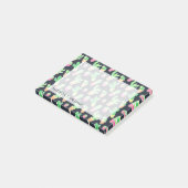 Neon Waterverf Cacti in Pots Pattern Post-it® Notes (Schuin)