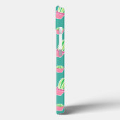 Neon Waterverf cactus in pottenpatroon Case-Mate iPhone Case (Achterkant / Links)