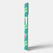 Neon Waterverf cactus in pottenpatroon Case-Mate iPhone Case (Achterkant / Rechts)