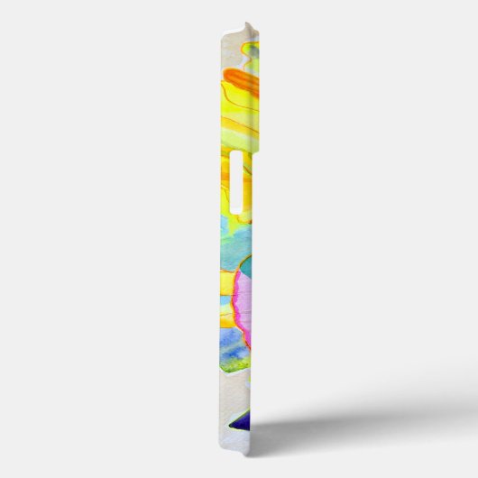 Neon waterverf Case-Mate iPhone case (Achterkant / Rechts)