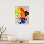 Neon waterverf poster (Keuken)