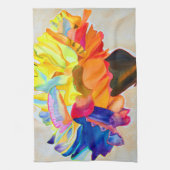 Neon waterverf theedoek (Verticaal)