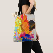 Neon waterverf tote bag (Dichtbij)