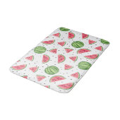 Neon Waterverf Watermeloenen Patroon Badmat (Gekanteld)