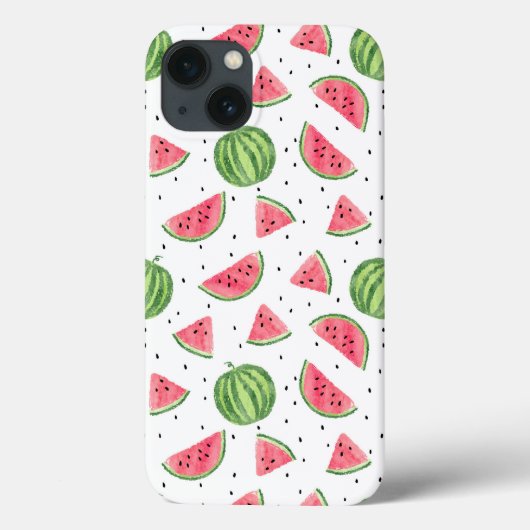 Neon Waterverf Watermeloenen Patroon Case-Mate iPhone Case (Achterkant)