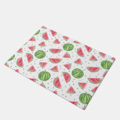 Neon Waterverf Watermeloenen Patroon Deurmat (Schuin)