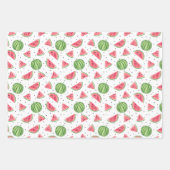 Neon Waterverf Watermeloenen Patroon Inpakpapier Vel (Voorkant 2)