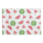 Neon Waterverf Watermeloenen Patroon Kussensloop (Achterkant-Rechts)