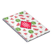 Neon Waterverf Watermeloenen Patroon Notitieboek (Rechterzijde)