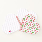 Neon Waterverf Watermeloenen Patroon Notitieboek (Binnen)